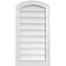 Ekena Millwork Arch Top Surface Mount PVC Gable Vent: Functional, w/ 2"W x 2"P Brickmould Sill Frame, 16"W x 30"H GVPAR16X3003SF - alternate 1